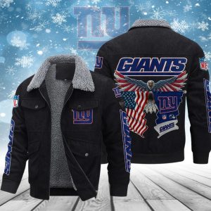 New York Giants Casual Winter Corduroy Jacket VS02