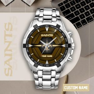 New Orleans Saints Custom Name Elegant Fashion Design Watch VS05