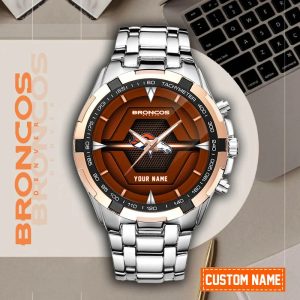Denver Broncos Custom Name Elegant Fashion Design Watch VS07