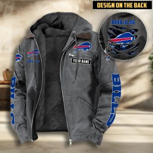 Buffalo Bills Custom Name Cotton Hoodie Jacket