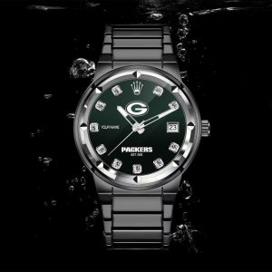 Green Bay Packers Custom Name Elegant Fashion Design Watch VS02