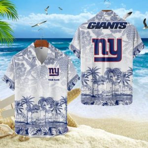 New York Giants Custom Name Unisex Summer Casual Hawaiian Shirts VS01