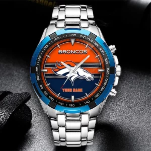 Denver Broncos Custom Name Elegant Fashion Design Watch VS01