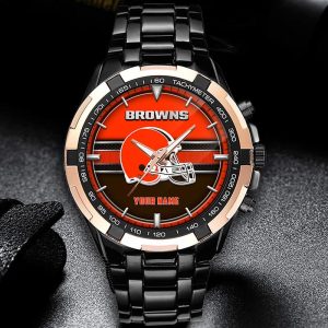 Cleveland Browns Custom Name Elegant Fashion Design Watch VS01