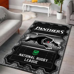 Carolina Panthers Custom Name Welcome Personalized Floormat VS03