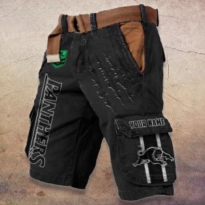 Carolina Panthers Custom Name Fashion Design Short VS03