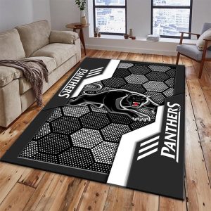 Carolina Panthers Custom Name Welcome Personalized Floormat VS02