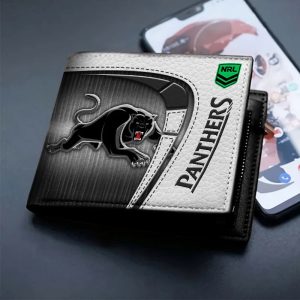 Carolina Panthers Custom Name Casual Leather Wallet VS03