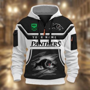 Carolina Panthers Custom Name High Quality Thick Hoodie VS11