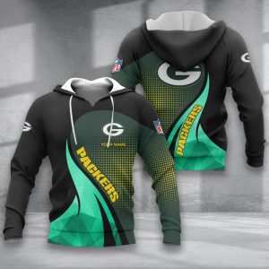 Green Bay Packers Custom Name Zipper, Hoodie, Baseball Jacket, Bomber Jacket, Tshirt, Sweatshirt, Polo Shirt VS16