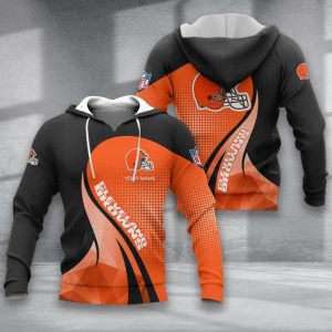 Cleveland Browns VS10 Custom Name Zipper,Hoodie, Baseball, Bomber Jacket, Tshirt, Sweatshirt, Polo Shirt