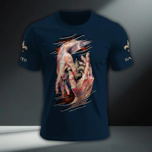 New Orleans Saints Modern Fit Luxe Classic T Shirt VS02