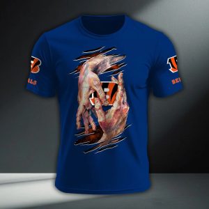 Cincinnati Bengals Modern Fit Luxe Classic T Shirt VS02