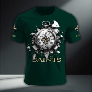 New Orleans Saints Modern Fit Luxe Classic T Shirt VS01