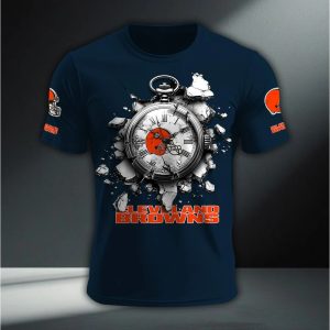 Cleveland Browns Modern Fit Luxe Classic T Shirt VS01
