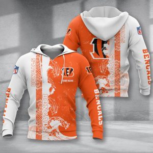 Cincinnati Bengals VS12 Custom Name Zipper,Hoodie, Baseball, Bomber Jacket, Tshirt, Sweatshirt, Polo Shirt