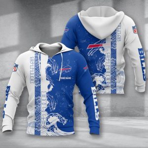 Buffalo Bills VS10 Custom Name Zipper,Hoodie, Baseball, Bomber Jacket, Tshirt, Sweatshirt, Polo Shirt