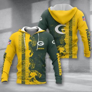 Green Bay Packers Custom Name Zipper, Hoodie, Baseball Jacket, Bomber Jacket, Tshirt, Sweatshirt, Polo Shirt VS17