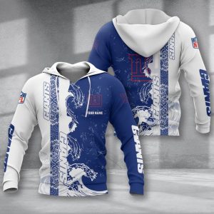 New York Giants VS12 Custom Name Zipper,Hoodie, Baseball, Bomber Jacket, Tshirt, Sweatshirt, Polo Shirt