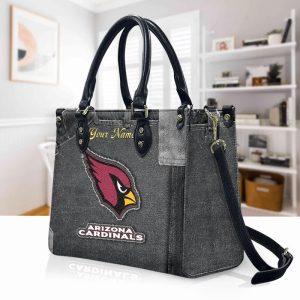 Arizona Cardinals Custom Name Vintage Leather Handbag VS3