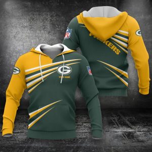 Green Bay Packers Custom Name Zipper, Hoodie, Baseball Jacket, Bomber Jacket, Tshirt, Sweatshirt, Polo Shirt VS15