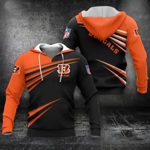 Cincinnati Bengals VS10 Custom Name Zipper,Hoodie, Baseball, Bomber Jacket, Tshirt, Sweatshirt, Polo Shirt