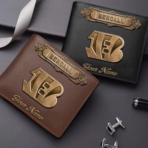 Cincinnati Bengals Custom Name Casual Leather Wallet VS02