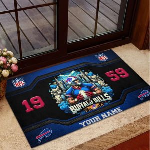 Buffalo Bills Welcome Personalized Doormat VS02