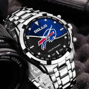 Buffalo Bills Custom Name Elegant Fashion Design Watch VS03