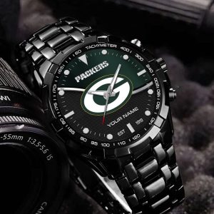 Green Bay Packers Custom Name Elegant Fashion Design Watch VS06