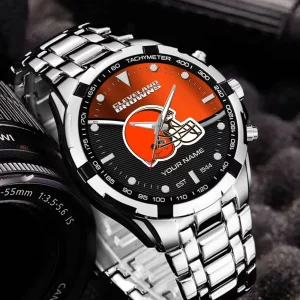Cleveland Browns Custom Name Elegant Fashion Design Watch VS02