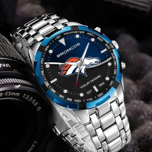 Denver Broncos Custom Name Elegant Fashion Design Watch VS02