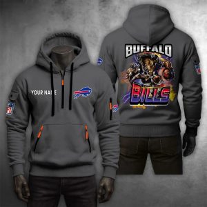 Buffalo Bills Custom Name High Quality Thick Hoodie VS12