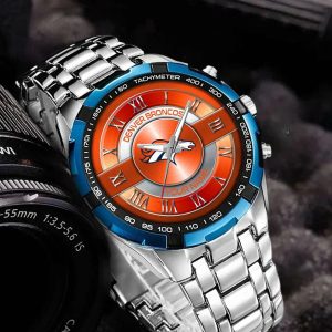 Denver Broncos Custom Name Elegant Fashion Design Watch VS03