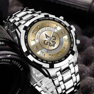 New Orleans Saints Custom Name Elegant Fashion Design Watch VS02