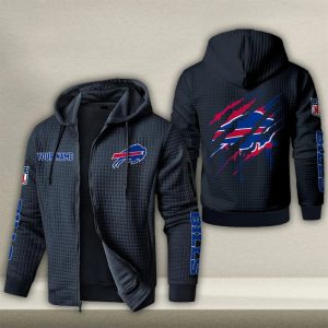 Buffalo Bills Custom Name High Quality Zip Hoodie VS04