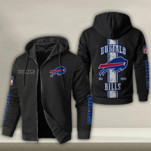 Buffalo Bills Custom Name High Quality Zip Hoodie VS03