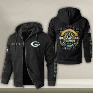 Green Bay Packers Custom Name Designed Casual Winter Jacket VS02