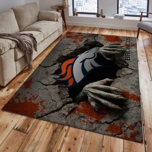 Denver Broncos Welcome Personalized Doormat VS07
