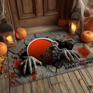 Cleveland Browns Welcome Personalized Doormat VS02