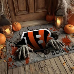 Cincinnati Bengals Welcome Personalized Doormat VS03