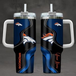 Denver Broncos Custom Name 30oz Tumbler VS01