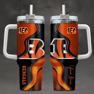 Cincinnati Bengals Custom Name40oz Tumbler VS02