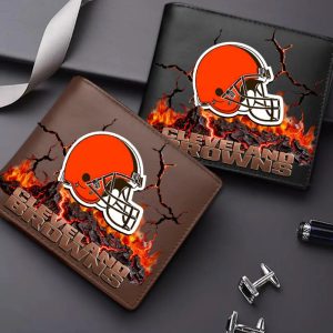 Cleveland Browns Casual Leather Wallet VS01