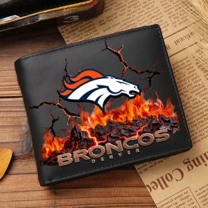 Denver Broncos Casual Leather Wallet VS01