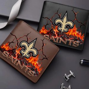 New Orleans Saints Casual Leather Wallet VS01