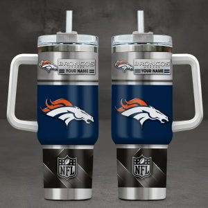 Denver Broncos Custom Name 30oz Tumbler VS02