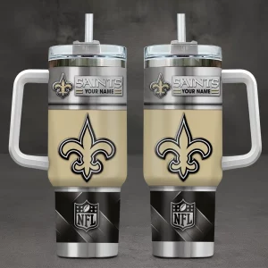 New Orleans Saints Custom Name40oz Tumbler VS01