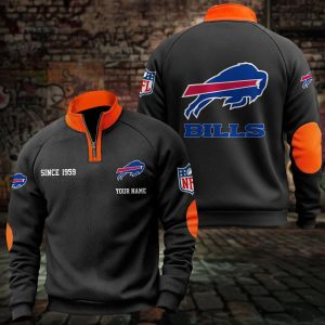 Buffalo Bills Custom Name Casual Design Sport Sweatshirt VS01