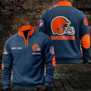 Cleveland Browns Custom Name Casual Design Sport Sweatshirt VS01
